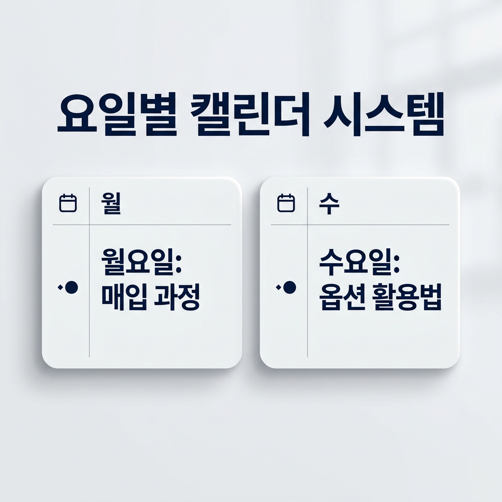 흔들리지 않는 캘린더 시스템