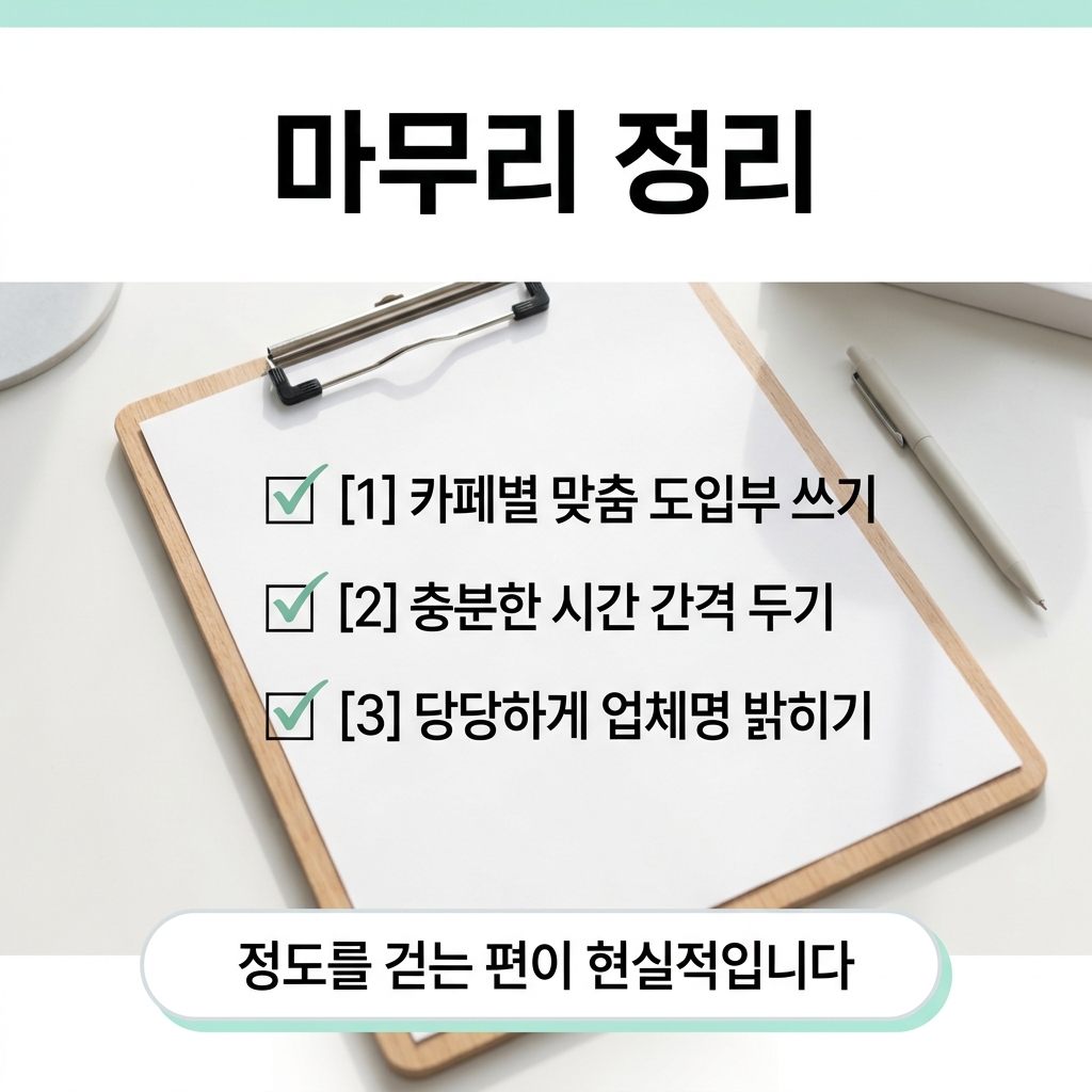 마무리 정리
