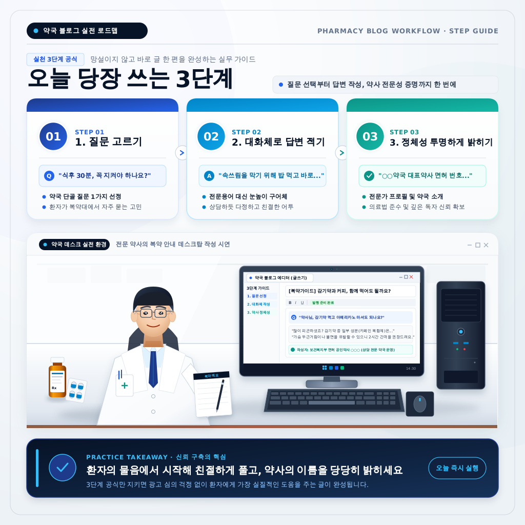 오늘 당장 쓰는 3단계