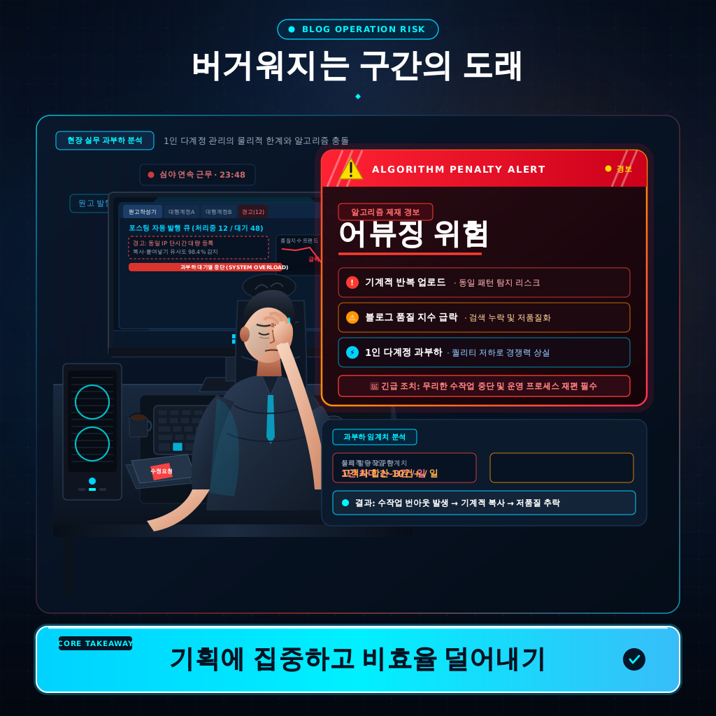 혼자 감당하기 버거워지는 구간의 도래