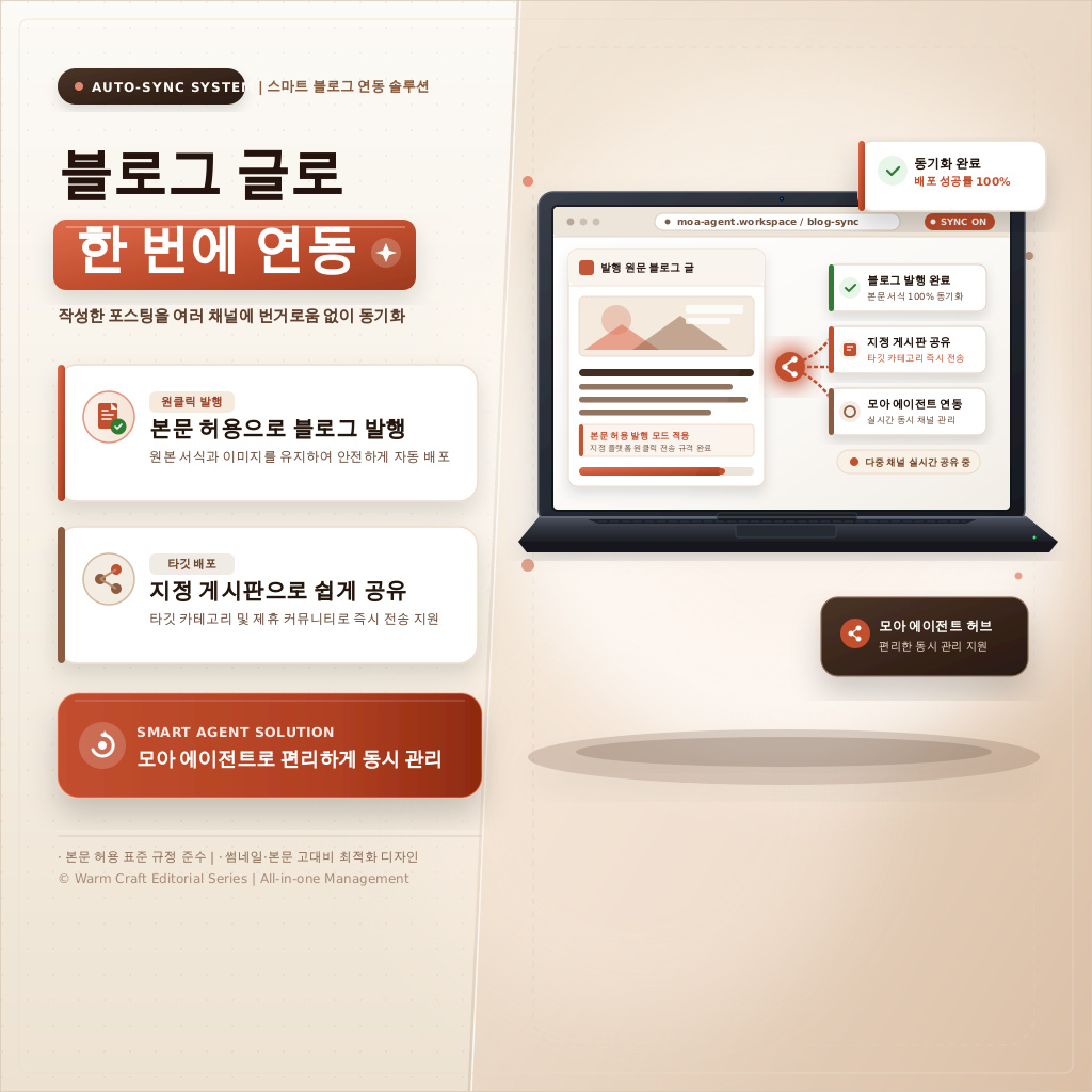 블로그 글로 한 번에 연동